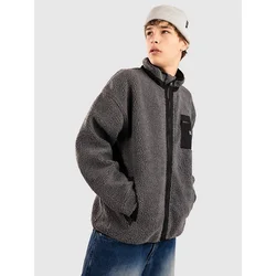 Blue Tomato Full Open Solid Fleece Jacket gray