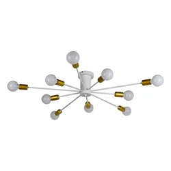 FORMA Plafonska lampa FK7009-10C 10xE27 Bela