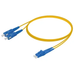 LanPlus Patchcord SC/UPC-LC/UPC, SM G.657.A1, Duplex, 3.0mm 1.0m ( 6096 )
