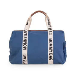 Child home Mommy Bag Signature, ručna torba indigo