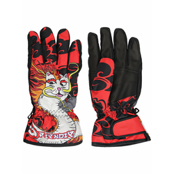 RIPNDIP Dragonerm Gloves red Gr. SM