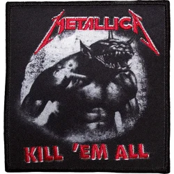 Metallica Kill Em All / Jump In The Fire Iron-On Patch