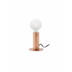 Redo 01-2131 - Senzorska stona lampa RIVET 1xE27/42W/230V bakar