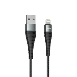 Superior USB data kabl CO-BX32, Lightning, 5A, Crni