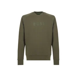 BOSS Majica Salbo oliva/žad