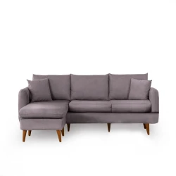 ATELIER DEL SOFA Ugaona garnitura Sofia Corner Left Grey