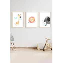 Wallity Uramljena slika Huhu150, 35x50 cm , 3 dela