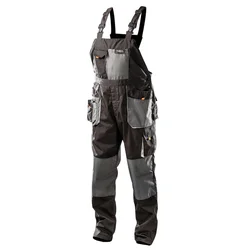 NEO TOOLS Polukombinezon sivi- L/52