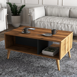Hanah Home Klub sto Exxen 90x54x41,6cm Orah