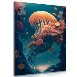 Slika nadrealistična meduza - 30x40