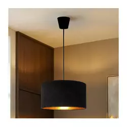 Brilagi - Luster na sajli VELVET 1xE27/60W/230V O 40 cm crna/zlatna
