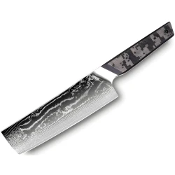 Damaskasti kuhinjski nož TA-37576 - Nakiri / Crna / Siva KP37576