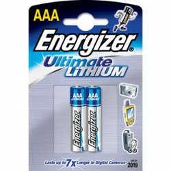 ENERGIZER 2 kosa Hi Energy litijeve baterije Micro 1.5 V