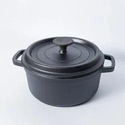 Musashi Šerpa sa poklopcem, 18cm, Crna