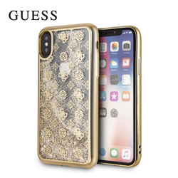 Maska Guess Faceplate Liquid Shine za iPhone X/ XS, Zlatna