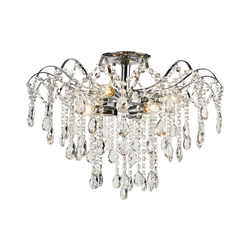 Brilagi - Plafonski luster CRYSTAL 6xE14/60W/230V, sjajni hrom