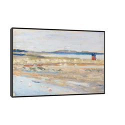 Canvas Slika na platnu Tunis – Strand, Wassily Kandinsky, Sa ramom, 75 x 50, Crni