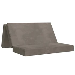 Sofa na razvlačenje 200 x 67 x 45 cm Svjetlosiva