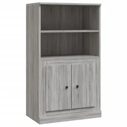 Visoka komoda siva sonome 60x35,5x103,5 cm konstruiranog drva