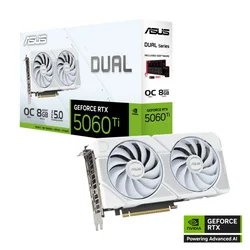 Asus DUAL-RTX5060TI-O8G-WHITE NVD/8GB/GDDR7/128bit/bela Graficka karta ( DUAL-RTX5060TI-O8G-W )