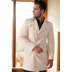 PLT9321 DEWBERRY MENS TOPCOAT-BEIGE
