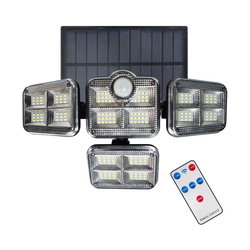 LED solarni reflektor sa senzorom pokreta i sumraka 30W/3,7V 2400 mAh IP47 + daljinski upravljač