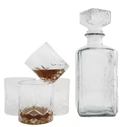 Set flaša + 4 čaše za viski KV7190