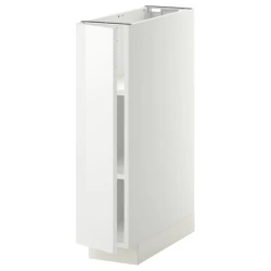 METOD Podni element s policama, bela/Ringhult bela, 20x60 cm