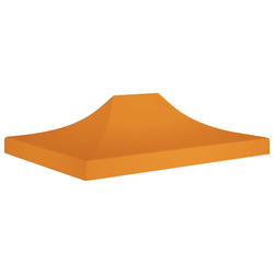 Krov za šator za zabave 4 x 3 m narančasti 270 g/m2