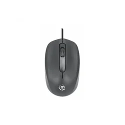 MANHATTAN Miš Comfort II, USB, 1000 DPI, Crni