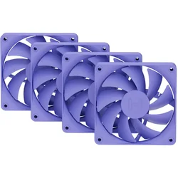 HYTE FAN-FA12-TM-4, 12cm, vijolični, 4 kos