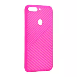 Maska Twill za Huawei Y7 Prime (2018)/ Honor 7C hot pink