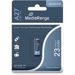 BATERIJE A27/6LR27A 12V MEDIARANGE ALKALNE