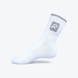 Rang Ženske čarape Classic Middle Chubby, Bele