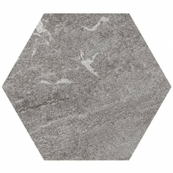 Hexagon Grigioni O 60 - 52x2 cm