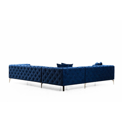 Atelier Del Sofa Ugaona sofa Como desno - tamnoplava