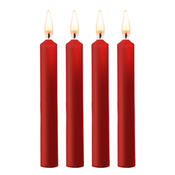 Ouch! Teasing Wax Candles Parafin 4-pack Red
