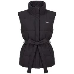 V!BE STUD!OS Brezrokavnik PUFFER črna