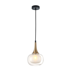 ITALUX PND-99709-1-BRO-CL - Luster na sajli KONILA 1xG9/10W/230V