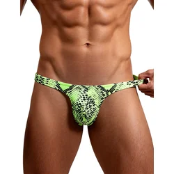 SuperLove Wild Snakeskin Men Thong 231 Green S