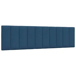 Vidaxl Blazina za vzglavje Hanko modra 180 cm blago