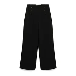 VERO MODA Hlače črna
