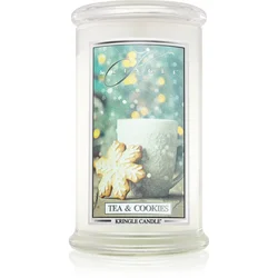 Kringle Candle Tea & Cookies dišeča sveča 624 g