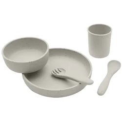 Kikka Boo Set za hranjenje beba KKB52002, 5 komada, Bež
