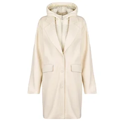 Only ONLBLOOM HOOD COAT CS Bež