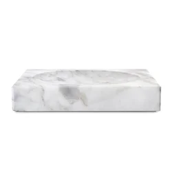 shumee Posodica za milo Q-BATH PREMIUM DECOR 1521, kararski marmor