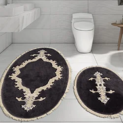 Hanah home Set 2 prostirke za kupatilo Antracit