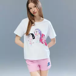 Pidžama sa printom KPop Demon Hunters
