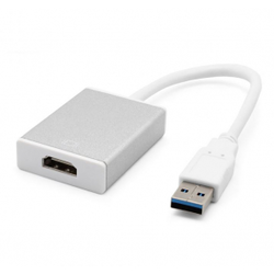 3G (51041) adapter USB 3.0 (muški) na HDMI (ženski) beli