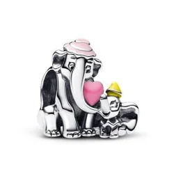 Pandora Srebrna perlica Dumbo z mamico Disney 793751C01